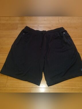 Men's Russell Athletic Black Drawstring Shorts